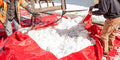 Snow Removal Lifting Tarp