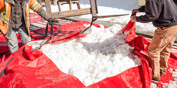 Snow Removal Lifting Tarp
