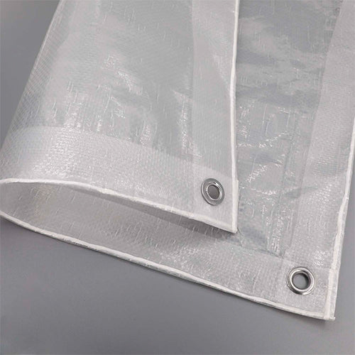 Transparent Poly-Coated Tarp for Orchard Covers